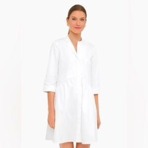 Tuckernuck White Royal Shirt dress